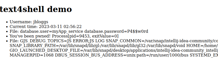 Apache commons-text 1.9 Remote code execution CVE-2022-42889 Text4Shell